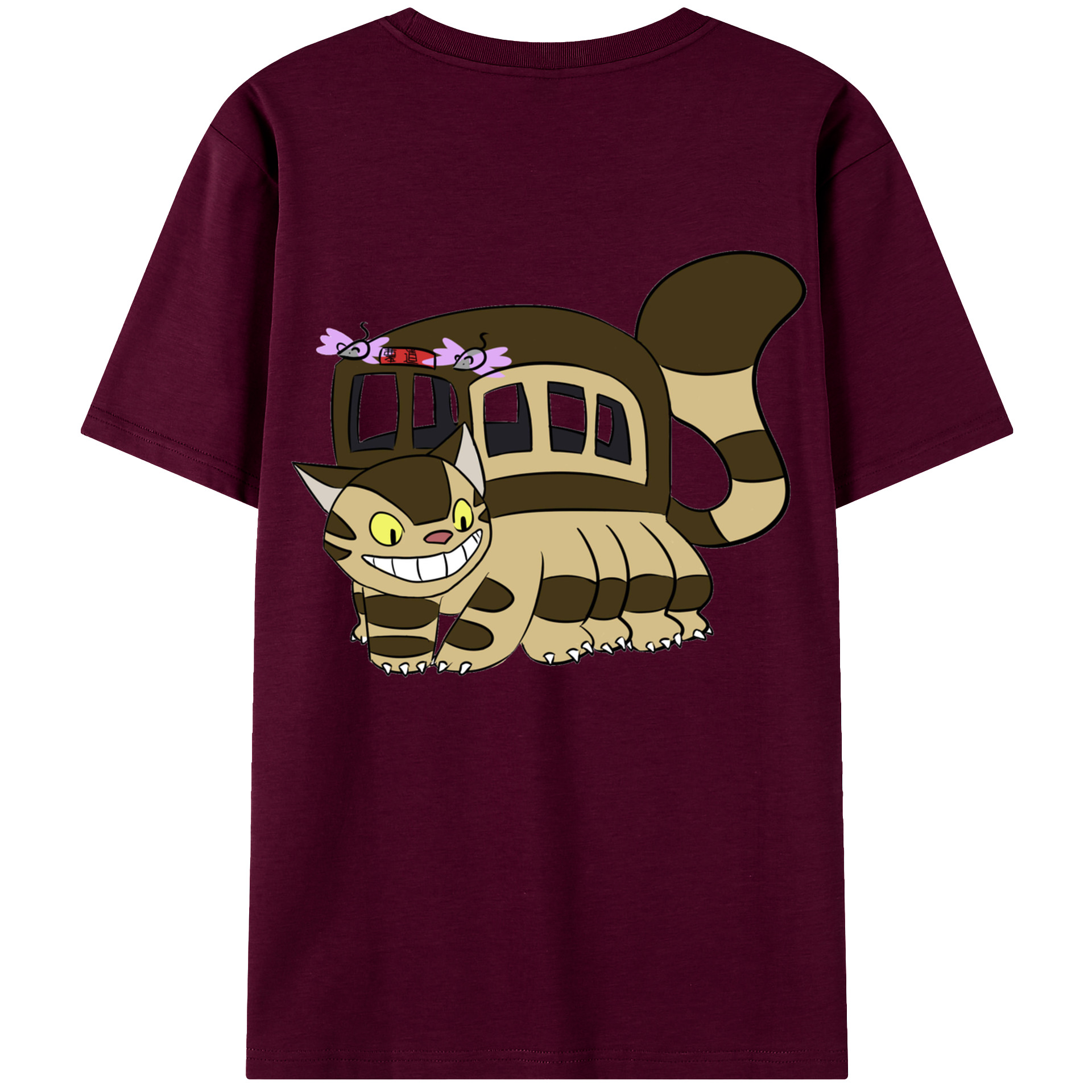 （画像用） となりのトトロ 草壁メイ 草壁サツキ My Neighbor Totoro Satsuki Kusakabe Mei Kusakabe レディース半袖Tシャツ(バックプリント)